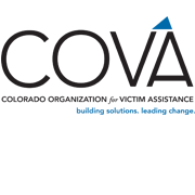 COVA Colorado Organization for Victim Assistance Logo. Founder, Kim M. Green was asked to come and speak about the somatization of trauma for victims of human trafficking & domestic violence. | Advanced Therapy Institute of Touch